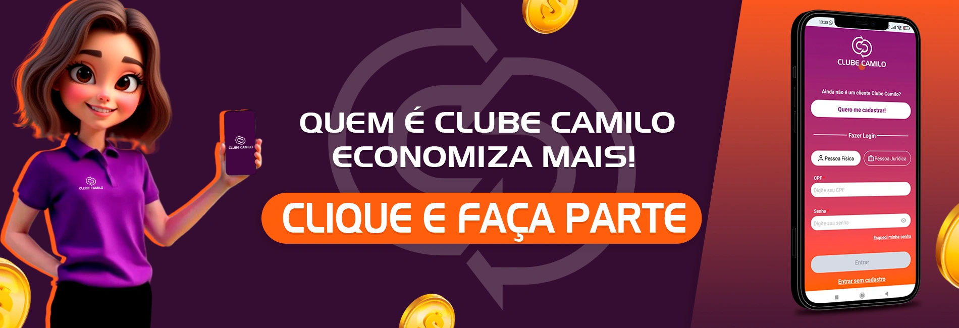banner clube - 
